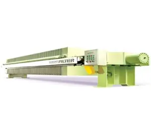 Membrane Filter Press polypropylene tekanan tinggi