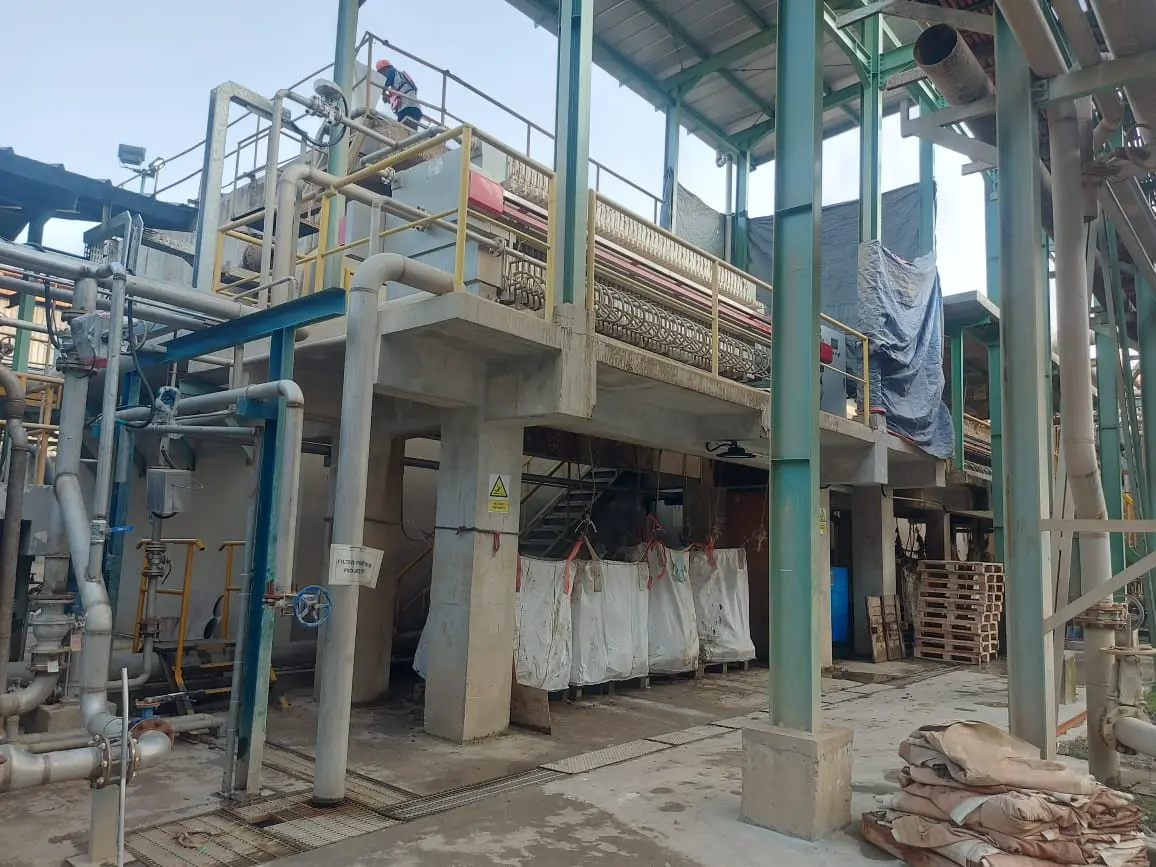 Instalasi Filter Press membrane otomatis PT Fajar Surya Wisesa di Cikarang