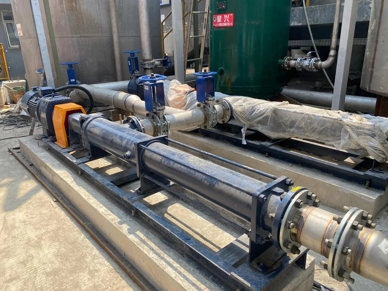 Peralatan pendukung sistem Filter Press