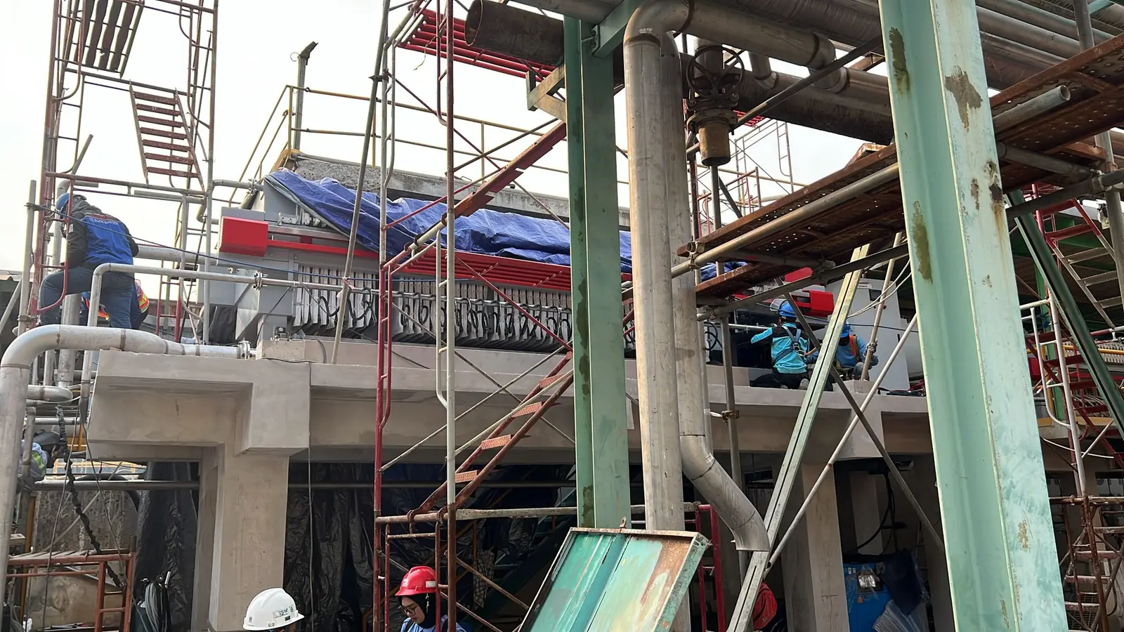 Rangkaian Filter Press membrane otomatis