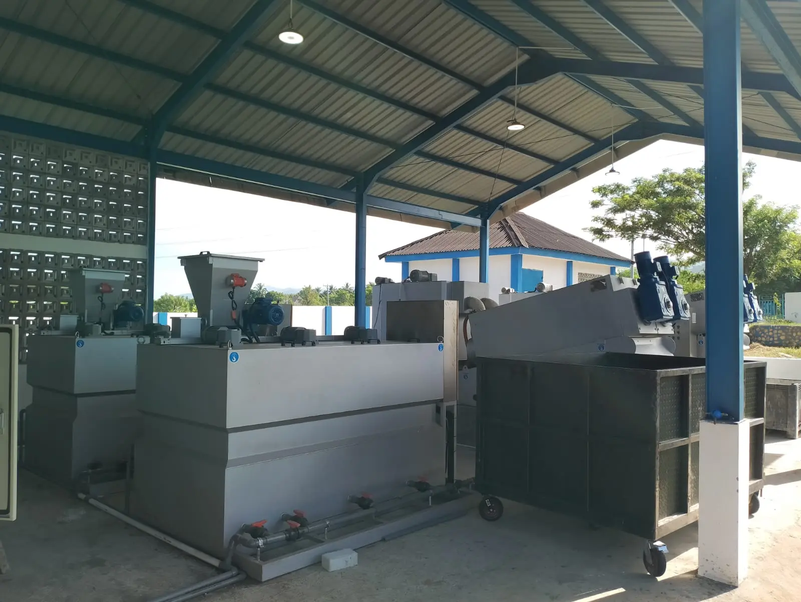 Screw Press dan PAM Preparation Unit PT Memiontec Indonesia di Palu