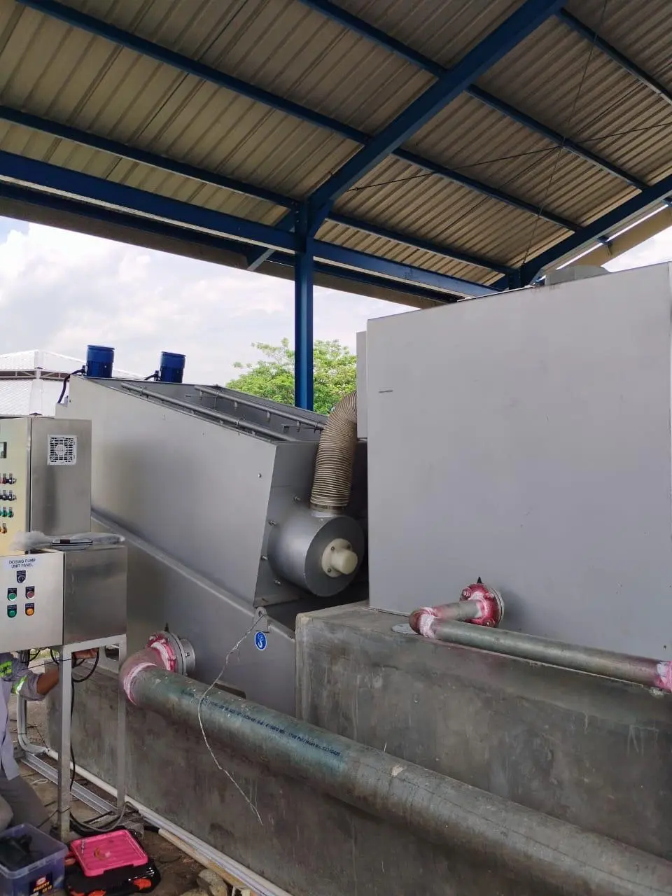 Detail peralatan sistem dewatering Memiontec