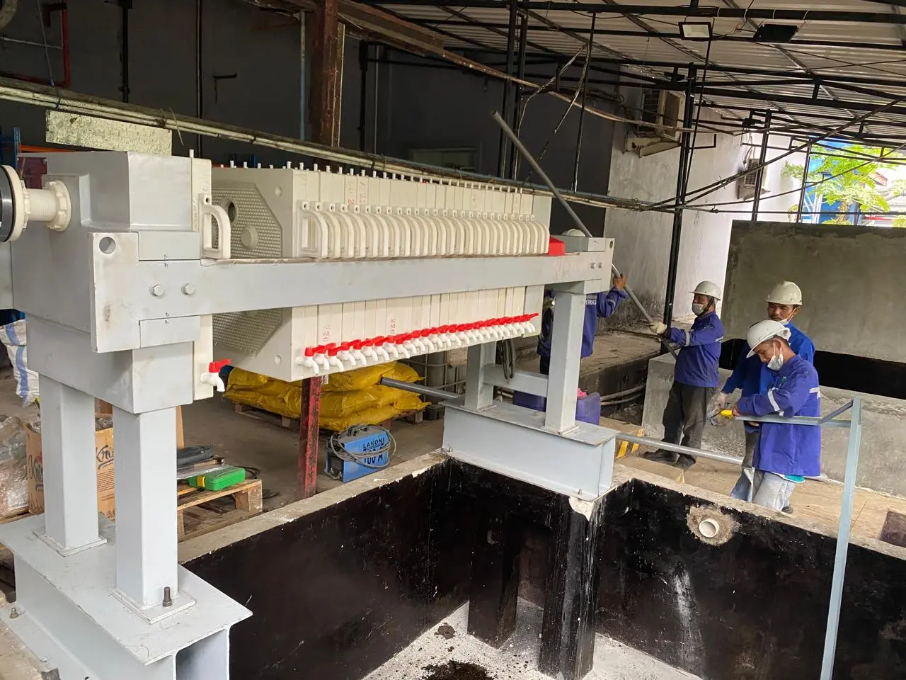 Filter Press manual PT Siegwerk Indonesia di Tangerang