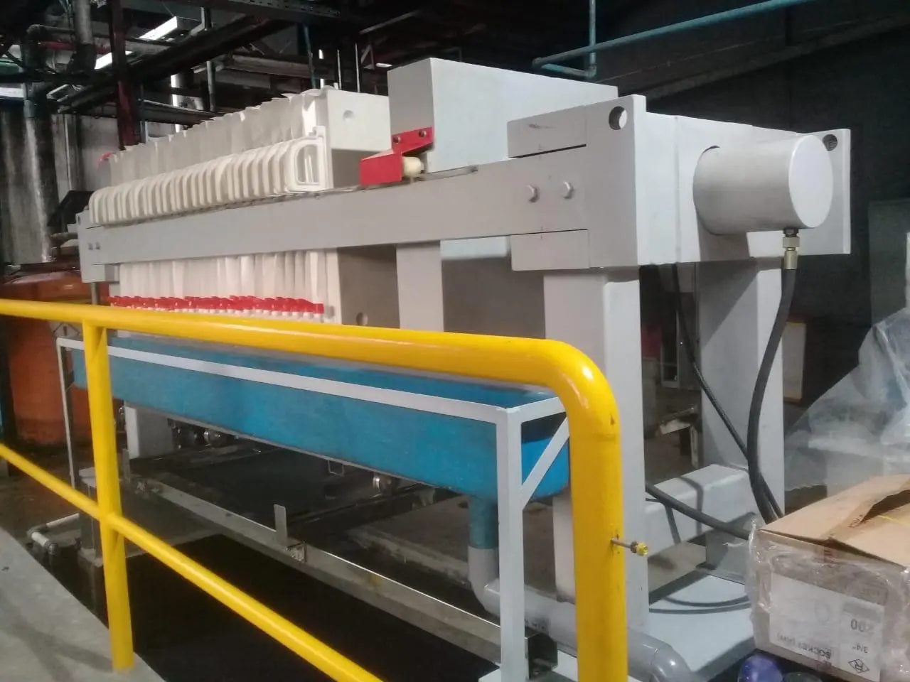 Detail peralatan Filter Press manual