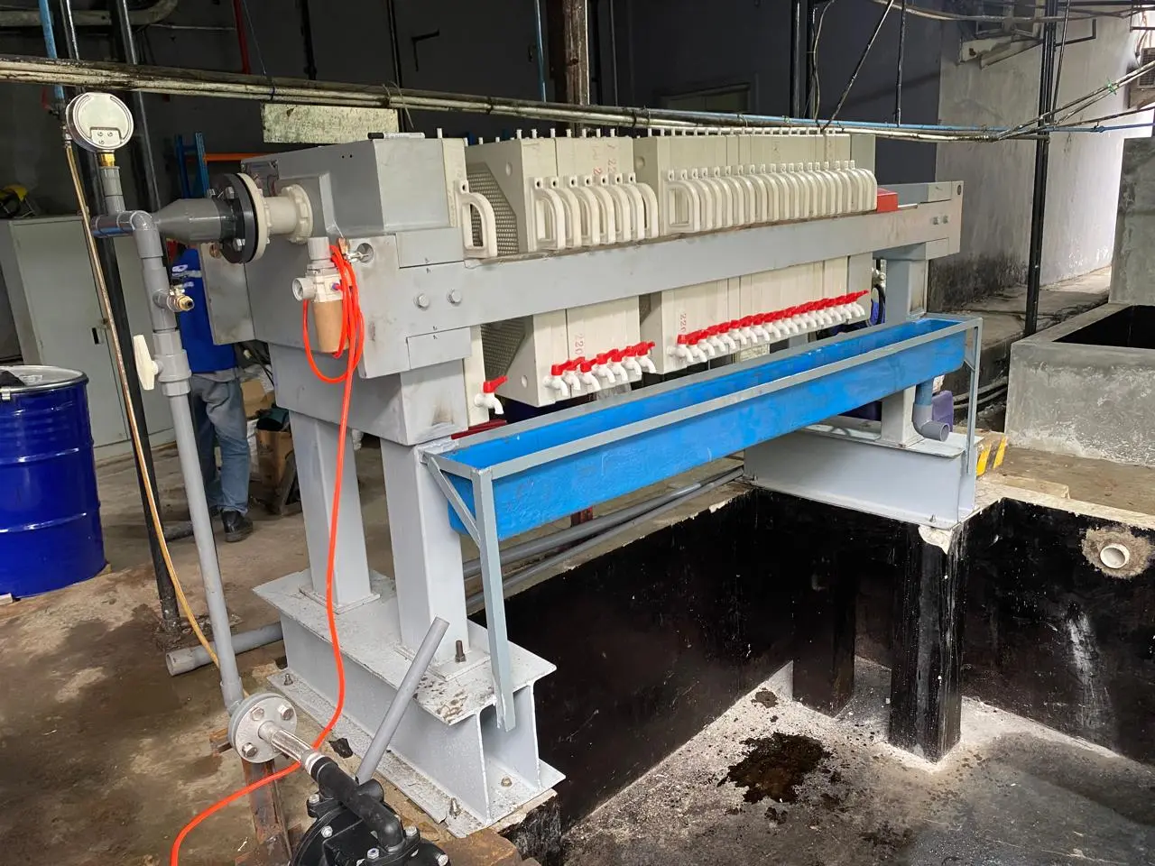 Dokumentasi instalasi Filter Press Siegwerk